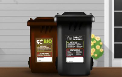 Zdjęcie do Informacja w sprawie naklejek na pojemniki na odpady zmieszane i BIO