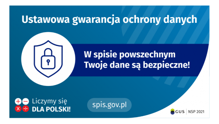 Twoje dane będą bezpieczne w&nbsp;Narodowym Spisie Powszechnym Ludności i&nbsp;Mieszkań