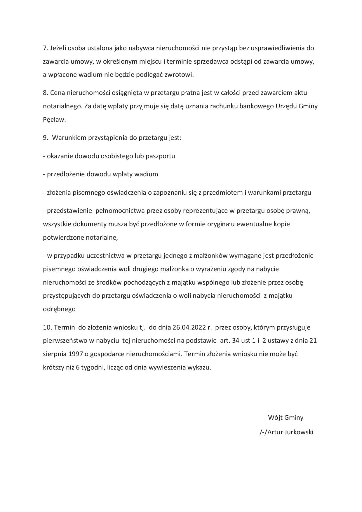 Ogłoszenie o przetargu