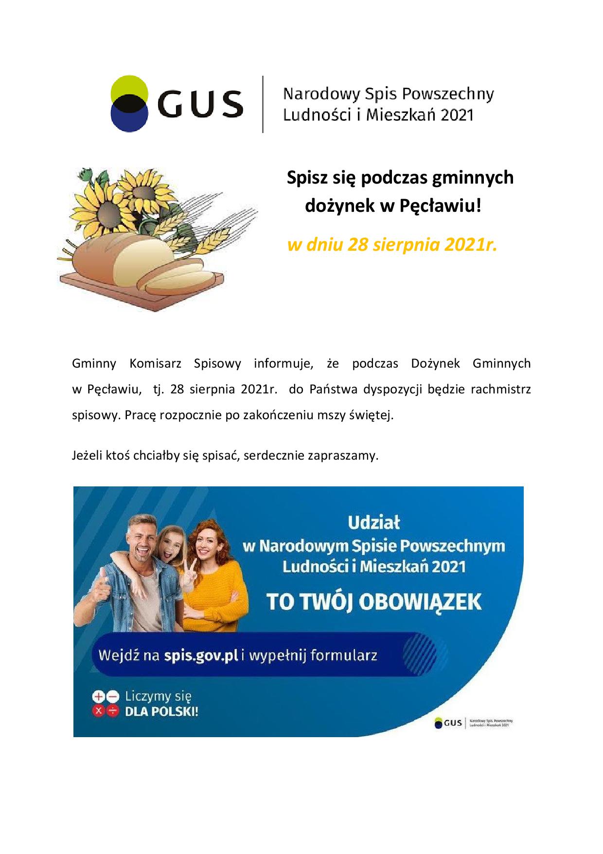 Spisz się podczas gminnych dożynek w Pęcławiu