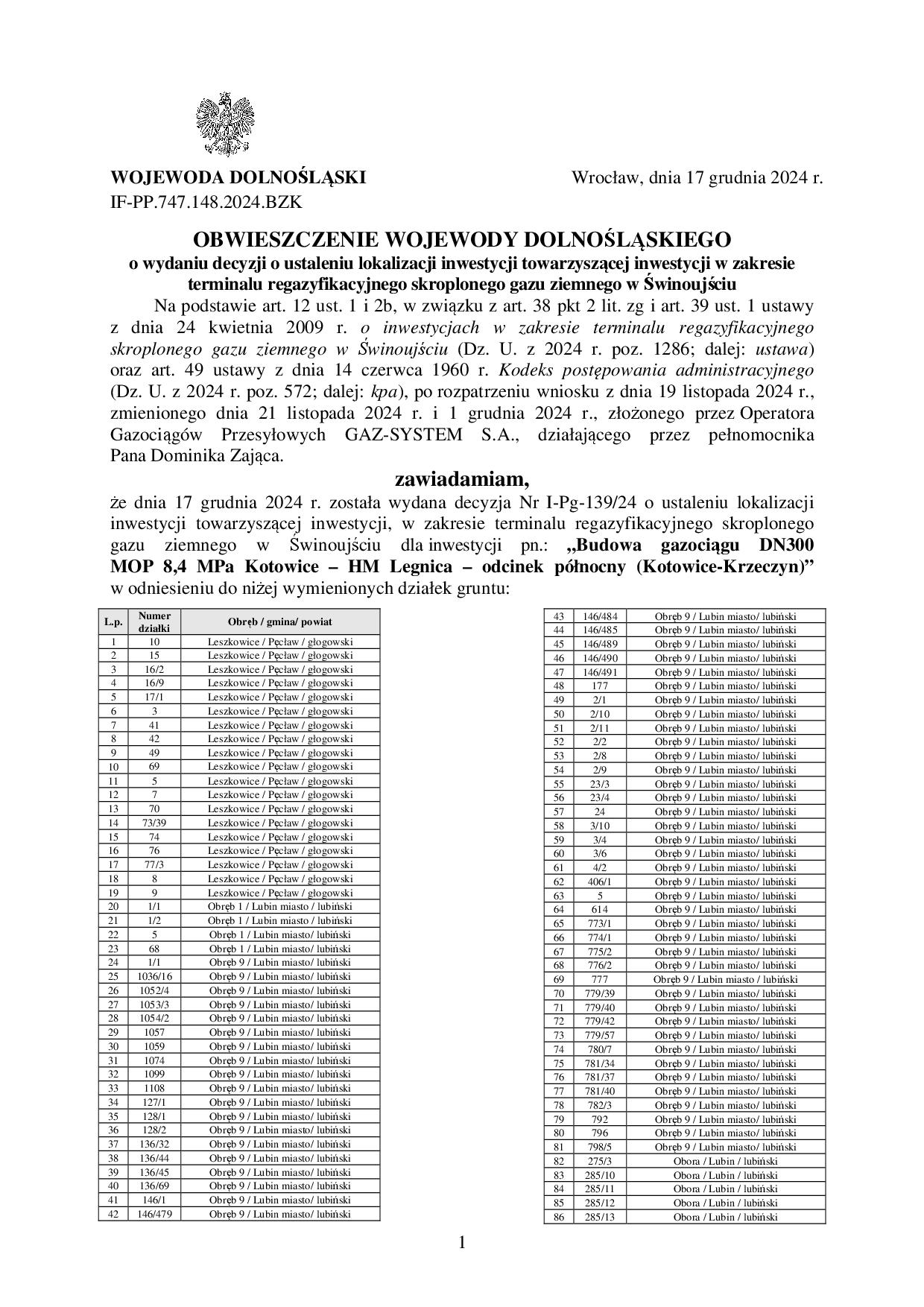 obwieszczenie+o+wydaniu+decyzji+747+148+2024+elektr(1)