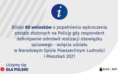Zdjęcie do Przypomnienie o obowiązkowym udziale w #SpisPowszechny