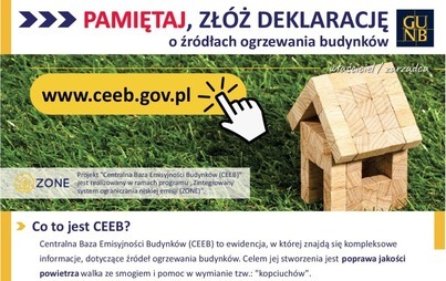 Zdjęcie do Pamiętaj! Zł&oacute;ż deklarację o źr&oacute;dłach ogrzewania budynk&oacute;w