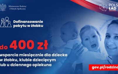 Zdjęcie do Dofinansowanie obniżenia opłaty za pobyt dziecka w instytucji opieki dla dzieci do lat 3