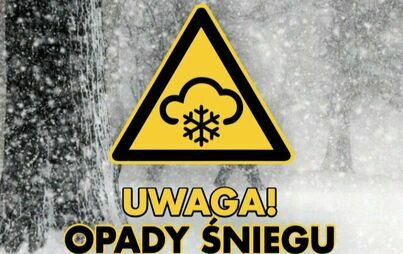Zdjęcie do Ostrzeżenie meteorologiczne - intensywne opady śniegu