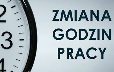 Zdjęcie do Uwaga, zmiana godzin pracy urzędu w dniu 22 grudnia 2023r. 