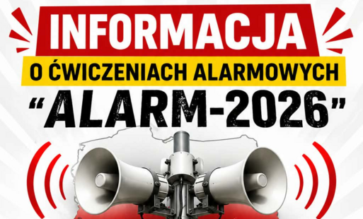 informacja o ćwiczeniach alarmowych