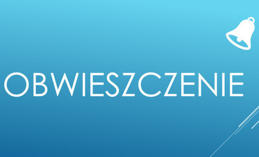 Obwieszczenie